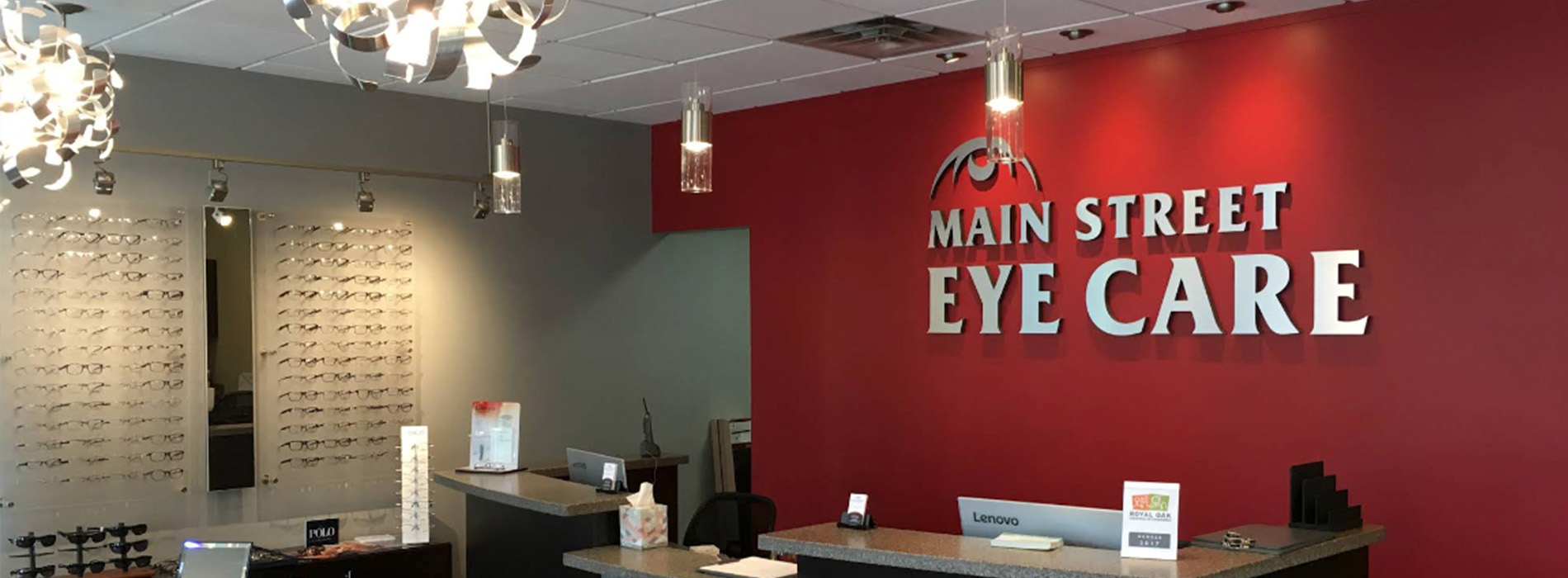 Main Street Eye Care | Optical Department, Macular Degeneration and Contact Lens Exams